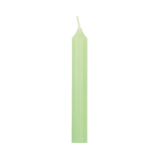 Ahrens verjaardagskaarsjes in neongroen, 13mm, set van 10