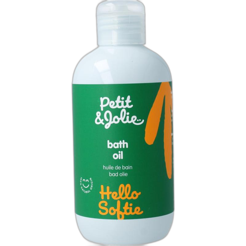 PETIT&JOLIE baby bath oil flesje 200 ml