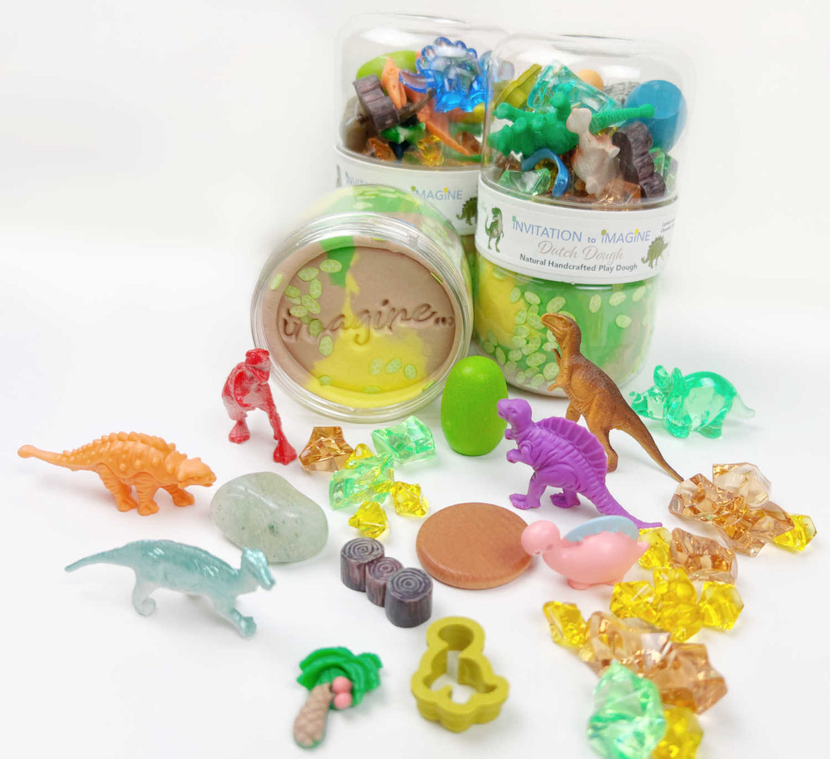 Dinosaur Play Pot van Invitation to Imagine