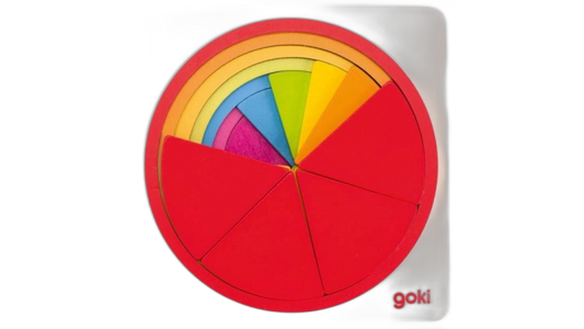 Goki puzzel cirkel, 21-delig