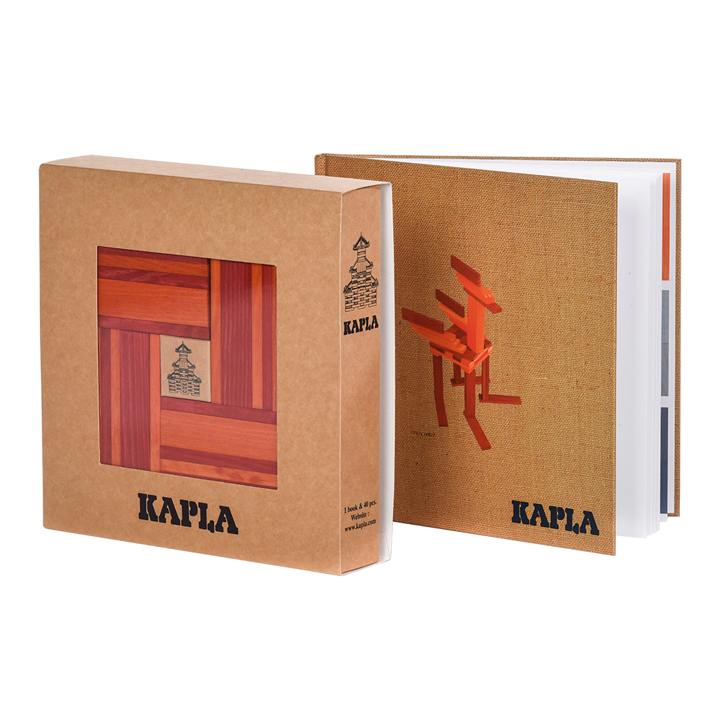 Kapla voorbeeldboek rood oranje