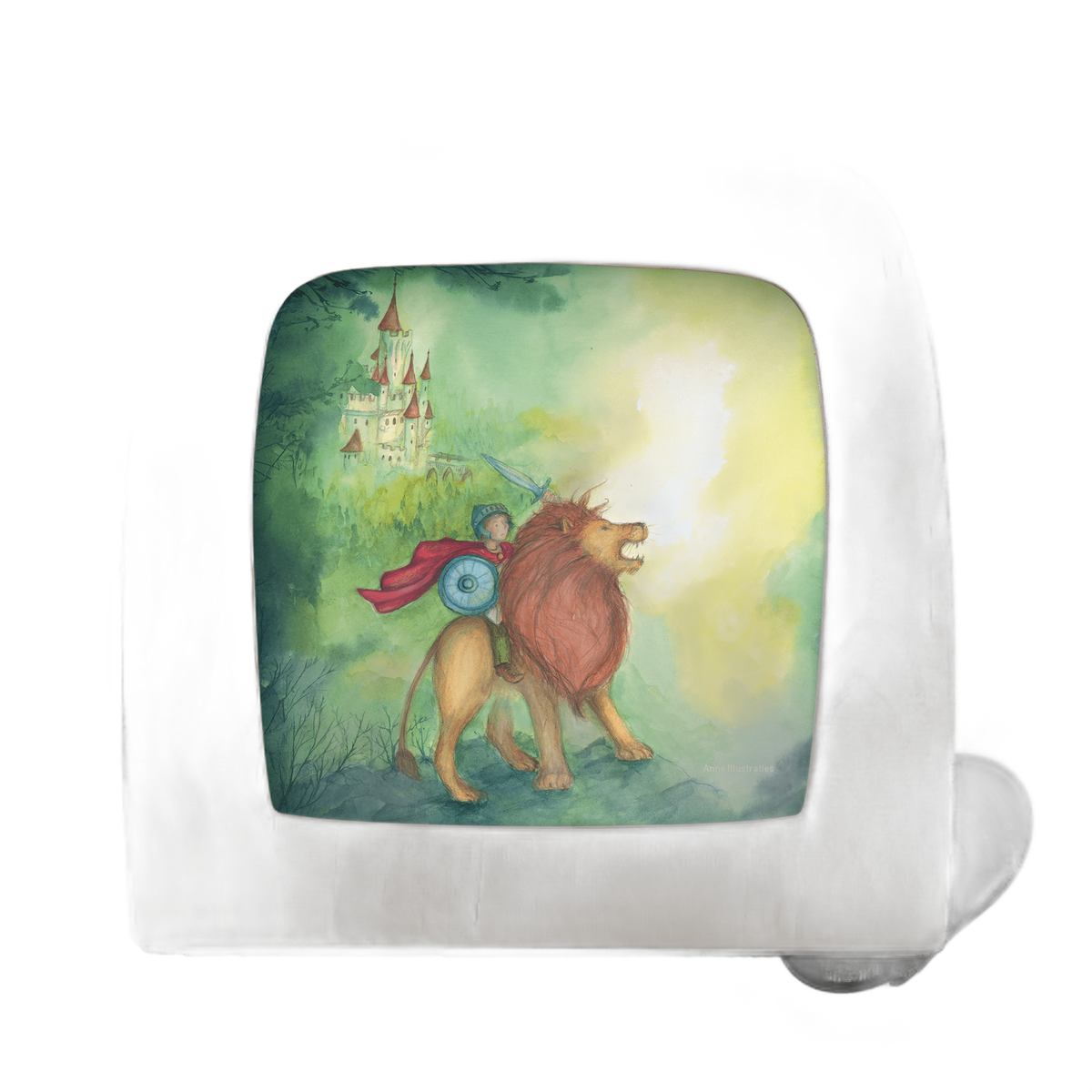 Toverlux Silhouette Dappere Ridder, Anne Illustraties