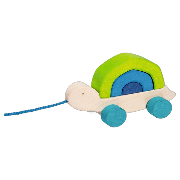 Goki houten trekfiguur schildpad Tortuga